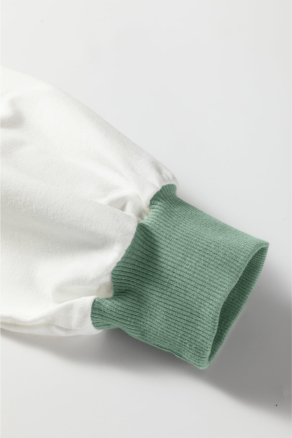 Stripe Colorblock Patchwork Contrast Stitch Sweatshirt