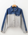 Kikki Detail Distress Denim Jacket
