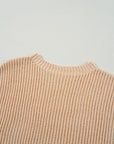 Avery Side Slits Loose Sweater
