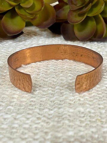 Vintage Handmade Copper Cuff - Everest Ranch