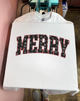 Cattle Brand Merry Tee or Crewneck