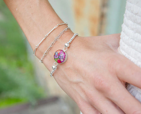 PRIMAVERA STRETCH BRACELET, MEDIUM ROUND