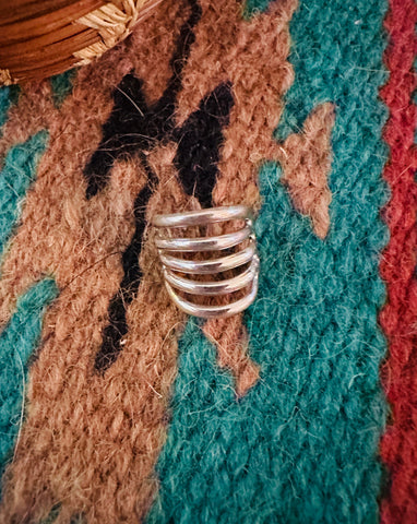Navajo Sterling Silver Ear Cuff