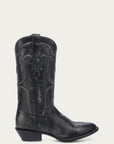 A4691 - MEN'S EMBROIDERY BLACK J TOE COWBOY BOOT