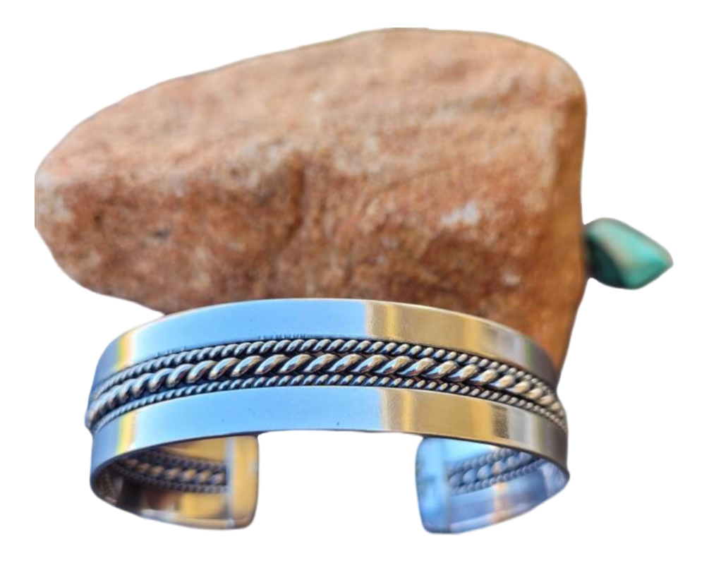 Navajo Sterling Silver Cuff Bracelet