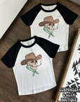 Cowboy Skelly Baby Tee