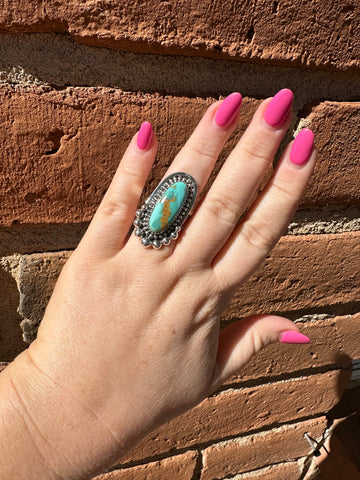 Handmade Turquoise & Sterling Silver Ring | Cassidy Collection