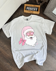 Pink Santa Tee or Crewneck