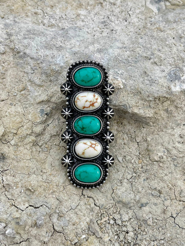 Turquoise Stone Ring 1 - Everest Ranch