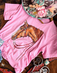 Heart Horse Tee (pink)