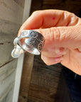 Adjustable Ring with 4 Green Turquoise Stones