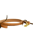 AJ Tack Harness Leather Flat Roper Reins - 5/8in x 8ft