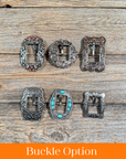 Antique Silver Western Buckles - Assorted