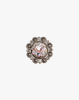 Antique Silver AB Crystal Conchos - Sizes from 1"- 3" and Buckles