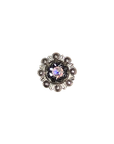 Antique Silver Jet, AB Crystal Conchos - Sizes from 1"- 3" and Buckles