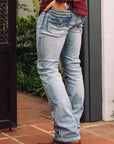 Holt Men's Light Blue Boot Cut Jeans