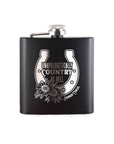 Unapologetically Country as Hell Flask Gift - Bourbon Cowgirl