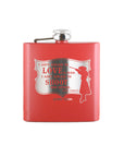 Annie Oakley Quote I Ain't Afraid to Love a Man Flask Gift - Bourbon Cowgirl