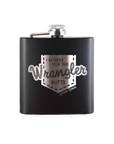 I'm Here for the Wrangler Butts Flask Gift - Bourbon Cowgirl