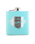 I'm Here for the Wrangler Butts Flask Gift - Bourbon Cowgirl
