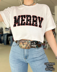 Cattle Brand Merry Tee or Crewneck