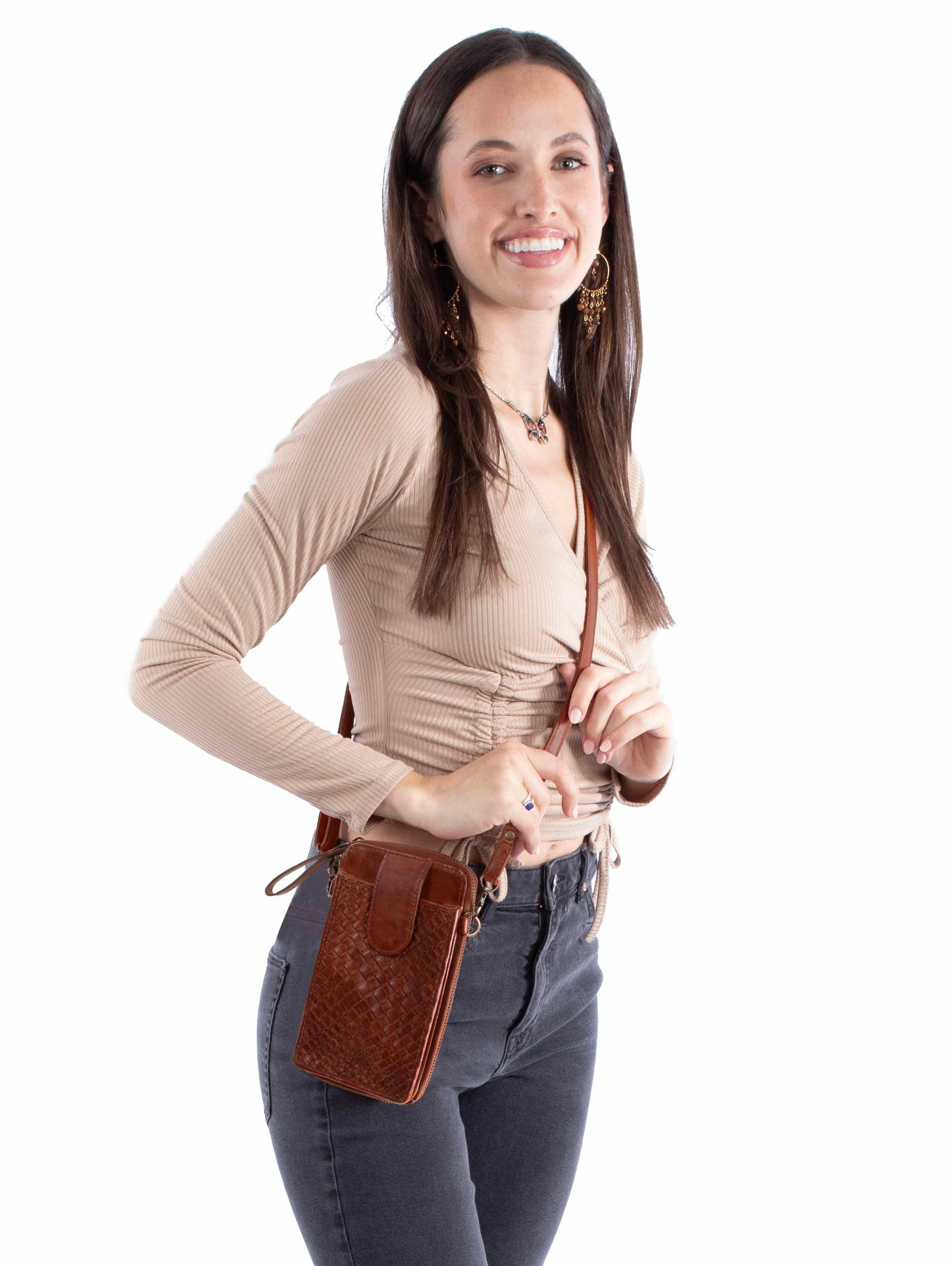 Ladies Zip Handbag - B375