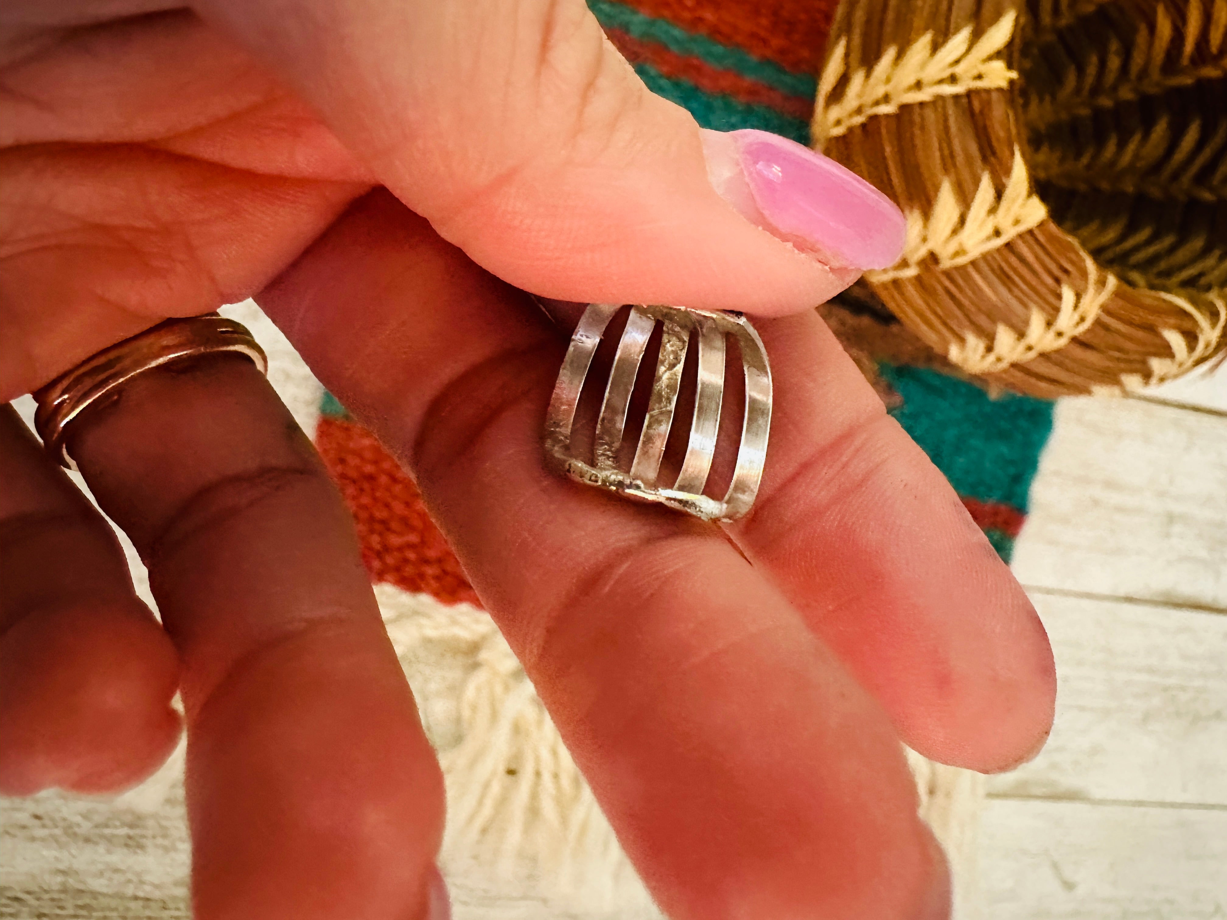 Navajo Sterling Silver Ear Cuff