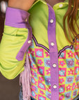 *YOUTH* DAISY DAYS PERFORMANCE RODEO SHIRT