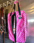 Checks Out (Pink/Pink) Luxury Tack Bag