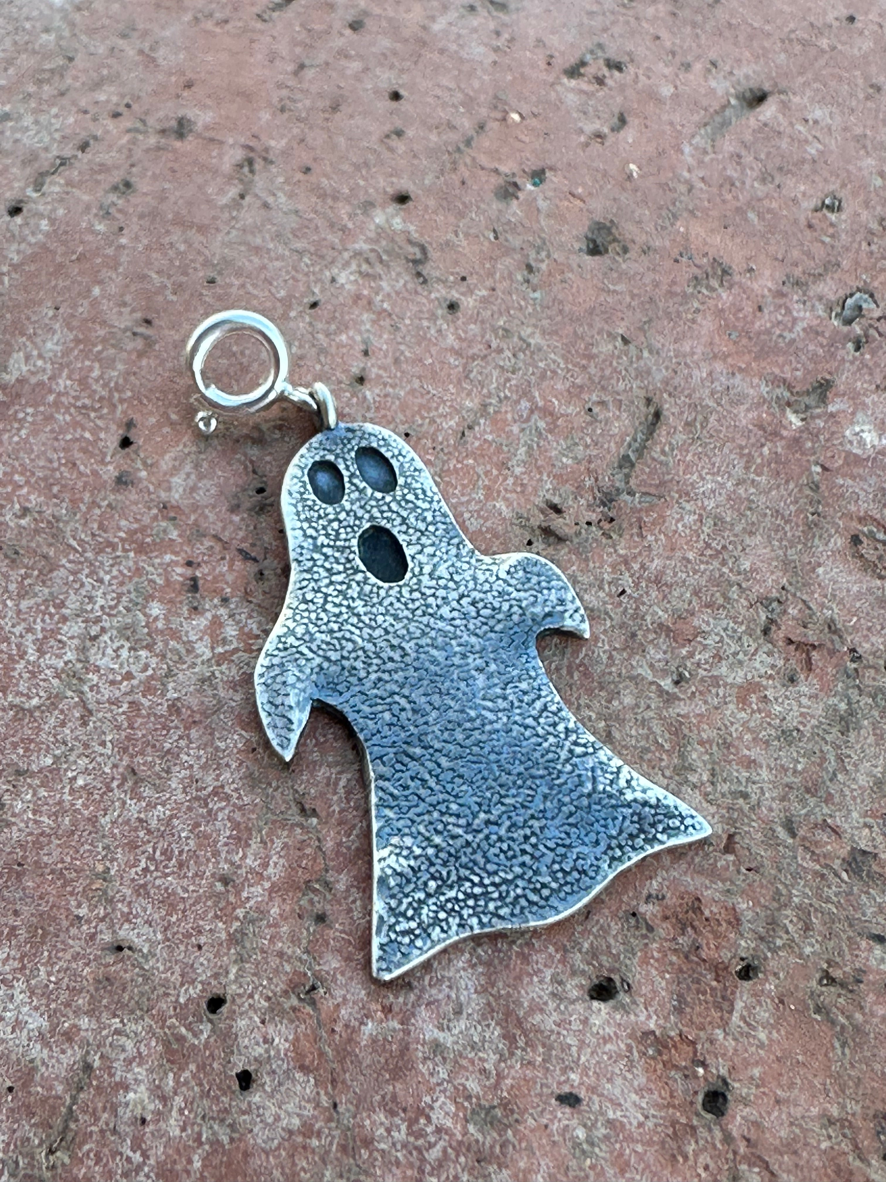 Halloween Collection Sterling Silver Ghost Charm