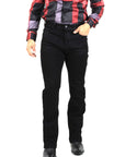 Holt Men's Jet Black Boot Cut Jeans