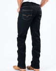 Holt Men's Jet Black Boot Cut Jeans
