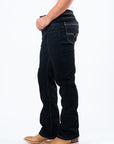 Holt Men's Jet Black Boot Cut Jeans