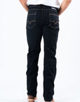 Holt Men's Jet Black Boot Cut Jeans