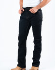 Holt Men's Jet Black Boot Cut Jeans