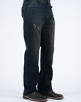 Holt Men's Dark Blue Boot Cut Jeans
