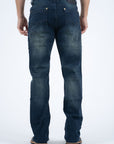 Holt Men's Mid Blue Boot Cut Jeans