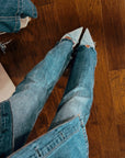 The Rally Denim Mule
