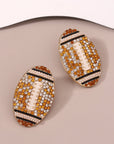 Football Game Day Stud Earrings