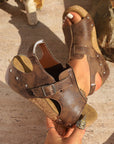 Camila Cut Out Buckle Platform Sandals
