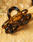 Leopard Print Hollow Out Hair Claw Clip