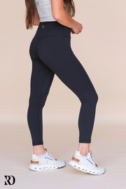 BLACK FLEECE LINED VITAL LEGGINGS | RD ESSENTIALS