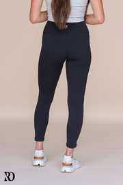 BLACK FLEECE LINED VITAL LEGGINGS | RD ESSENTIALS