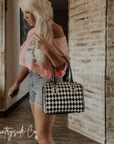Bailey Checkered Speedy Bag