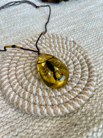 Vintage Handmade Scorpion Necklace