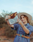 The Sunflower Fields Clear Bag, a Haute Southern Hyde by Beth Marie Exclusive