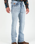 Holt Men's Light Blue Boot Cut Jeans