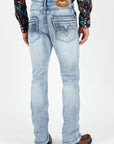 Holt Men's Light Blue Boot Cut Jeans