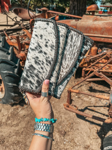 The Elva (Brown Leather) Wallet a Haute Southern Hyde by Beth Marie Exclusive