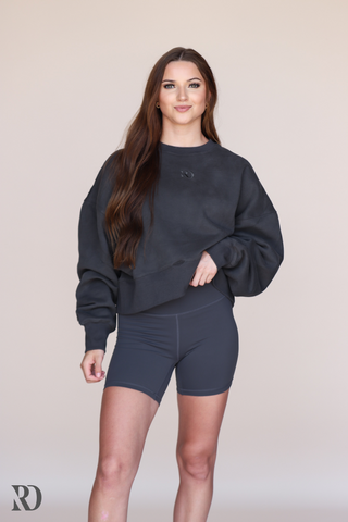 WARMUP PULLOVER | CHARCOAL